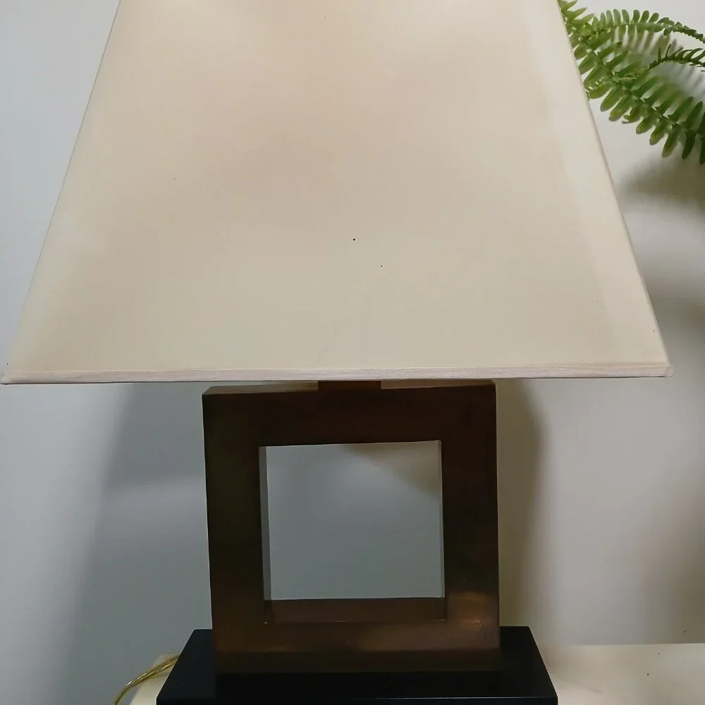 Robert Abbey Doughnut Accent Table Lamp Natural Bronze Finish 2003